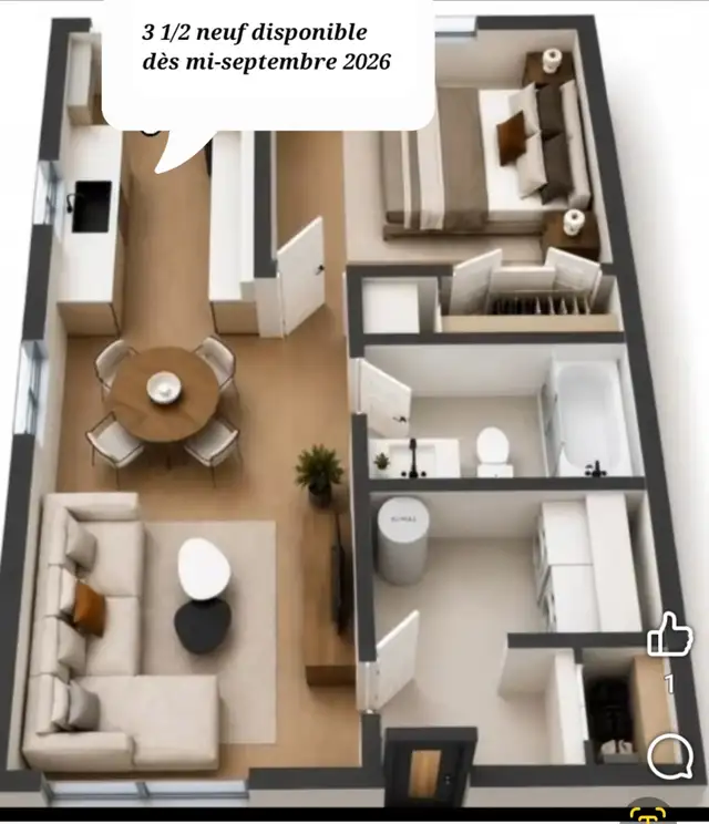 New Condo for Rent in Mont-Laurier