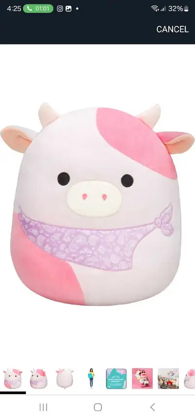 Squishmallow Cow, View more