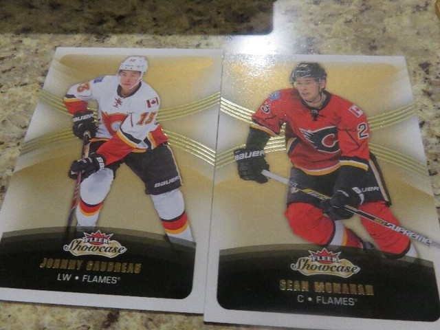 CALGARY FLAMES Cards-Jersey cards, Mullen, Gaudreau, Theo in Arts & Collectibles in Calgary