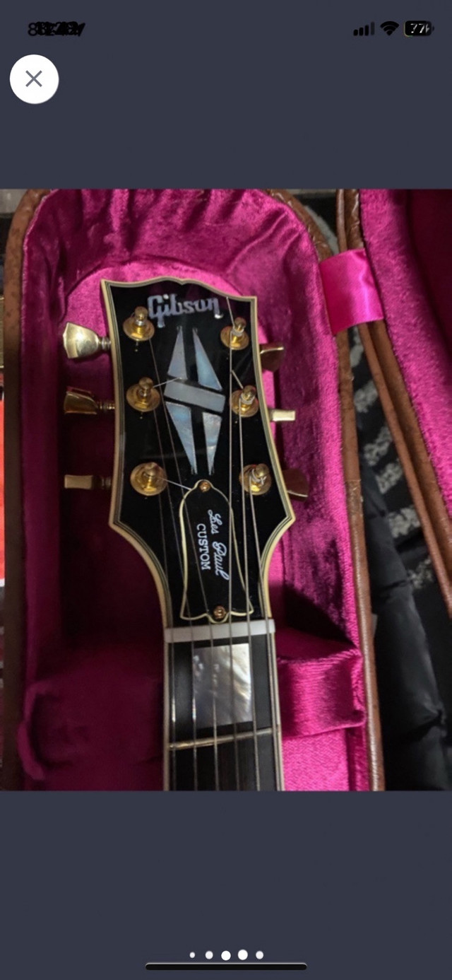 Lefthand Gibson les Paul custom  in Guitars in Belleville - Image 4