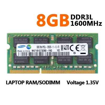 SAMSUNG DDR3L Memory Ram SODIMM Laptop RAM 8GB 1600Mhz.     New!, View more