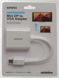 NEW Mini DP to VGA Adapter