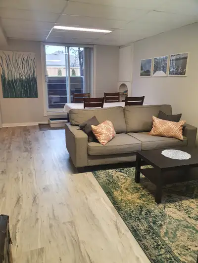 Stunning unit with Large Windows for Natural lighting. With Separate Entrance; 2 Bedrooms, Large Liv...
