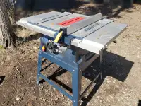 10" Inch Table Saw with Stand and Dual Extension Wings