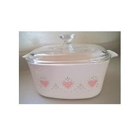 Corning Ware "Forever Yours" Casserole Dish with Lid - 3 Liter