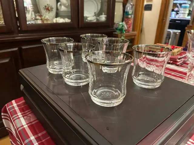Mikasa Jamestown Platinum Crystal Glassware