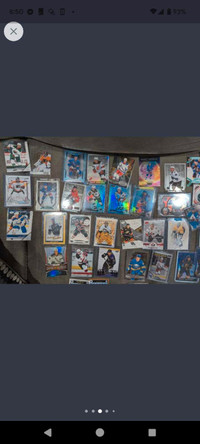 Hockey card, pokemon, baseball lot rookies young guns autograph