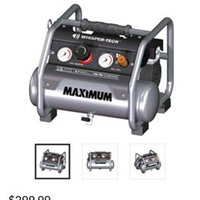 New in box MAXIMUM 1 Gallon Quiet Air Compressor