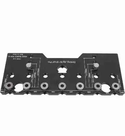 Woodworking Hole Drilling Guide Shelf Pin Drilling Jig Aluminum, View more