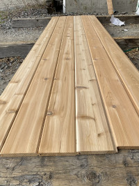 1x6 Western Red Cedar Tongue and Groove (T&G)- Tight Knot Grade