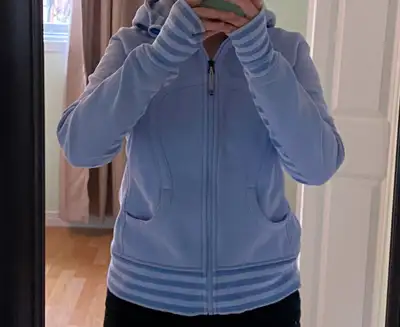 Lululemon hoodie, BLUE size 10, $30, cash sale. Pick up Dickson, View more