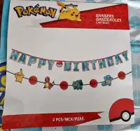 Pokemon Theme Birthday Party Decorations (see description)