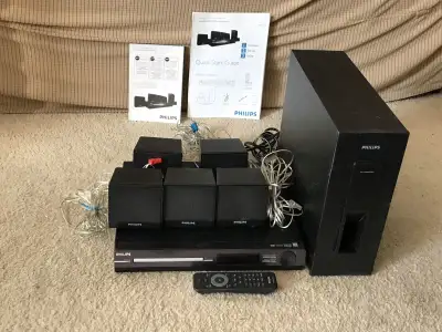 Phillips home DVD home theatre system, View more