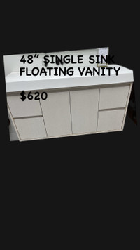 Floating vanity on clearance sale 
