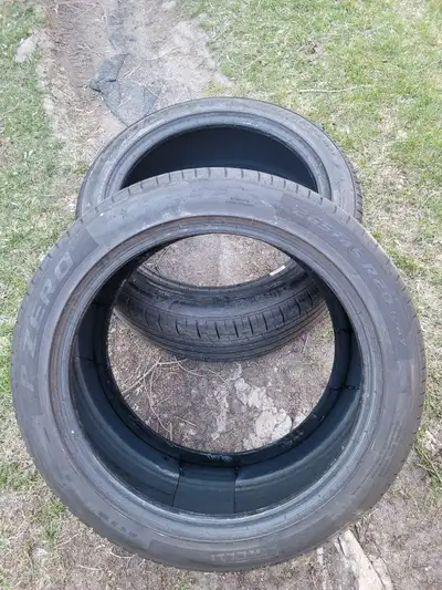 Selling a pair of Pirelli P-Zero run flat tires. The size is 265/45R20. Looking fornonly $80 for BOT...