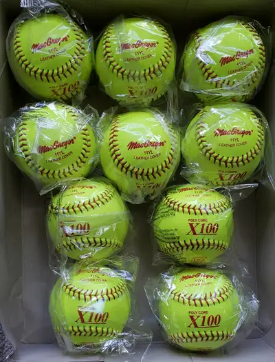 MacGregor ASA Fast Pitch Softball (Total - 10 Balls), View more