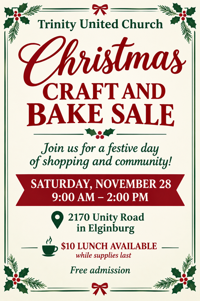 Christmas Craft and Bake Sale