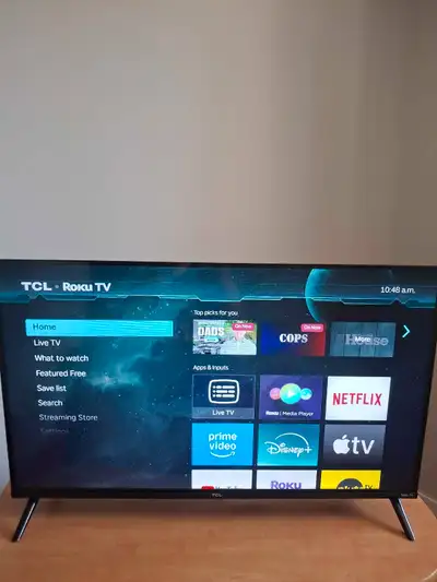 Selling a used 32 inch TCL Smart TV, perfect for streaming your favourite shows and movies with its...