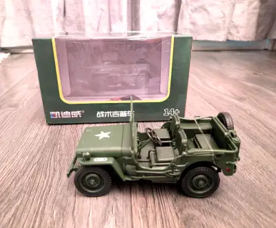 Jeep Welly Américain échelle 1/18 environ 7 pouces en longueur,, View more