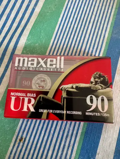 Enjoy the 80’s and 90’s again with a cassette tape with nostalgic vibe. In untouched wrapped conditi...