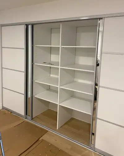 Custom closets, walk in closet, reach in closet, custom cabinet, View more