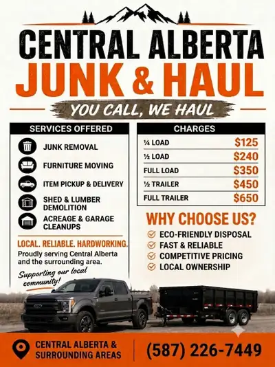 Central Alberta Junk&Haul, View more