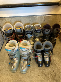 Kids ski boots $30-40