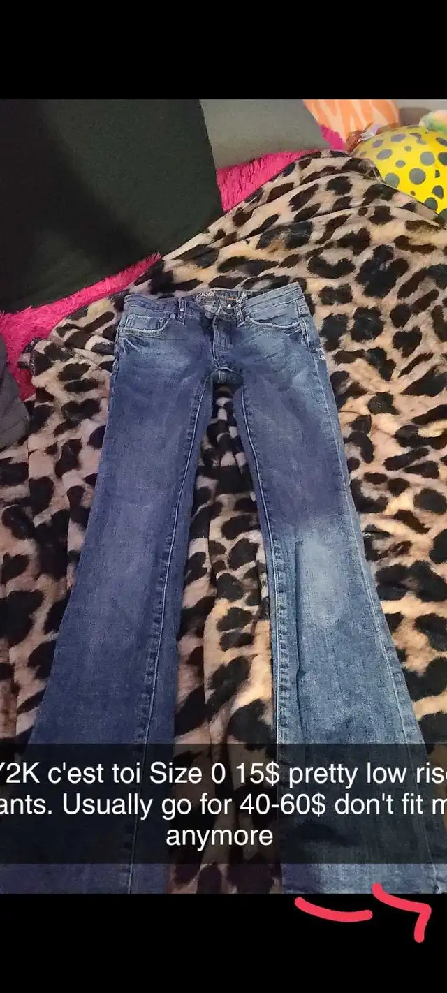 Low rise jeans y2k in Women's - Bottoms in Oshawa / Durham Region - Image 3