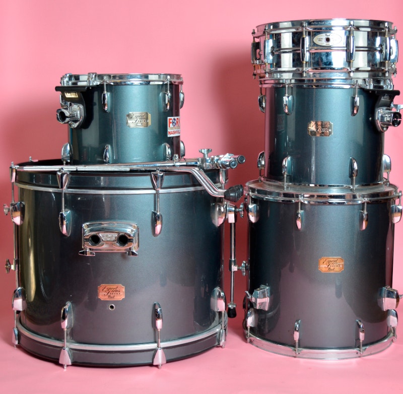 Pearl Export 5 Piece Drum Set Shell Pack + Sensitone Snare Drums