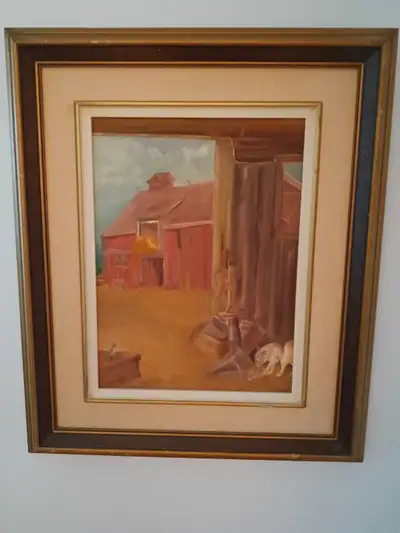 Peinture d'une grange , View more