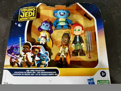 Bring the adventures of the Young Jedi to life with this Star Wars Hero Collection, featuring key ch...