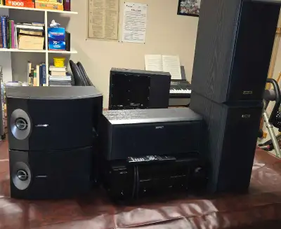 5.1 Stereo system as follows: 1. Denon AVR-1513 with remote 2. SMC speakers(2) and center channel(1)...