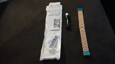 FitTurn Watch Band. Compatible with Fitbit Charge 3 Bands/Charge 4 Bands. Solid Stainless Steel Meta...