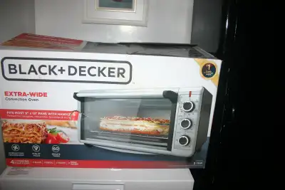 X Wide Convection 8 Slice Toaster Oven TO324OXSBD Black & Decker, View more