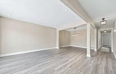 3-bedroom, 1-bathroom unit in a spacious semi-detached home. This bright space features a modern kit...
