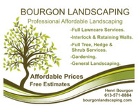 Tree, Hedge and Shrub Services (BOURGON LANDSCAPING)