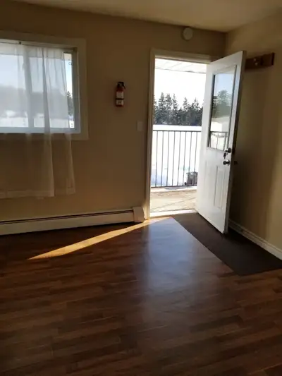 • Small Bachelor Apartment top floor • Electricity, heat, fridge, stove, parking • Snow removal, gra...