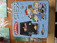 Very rare snoopy and the peanut gang chess sets!