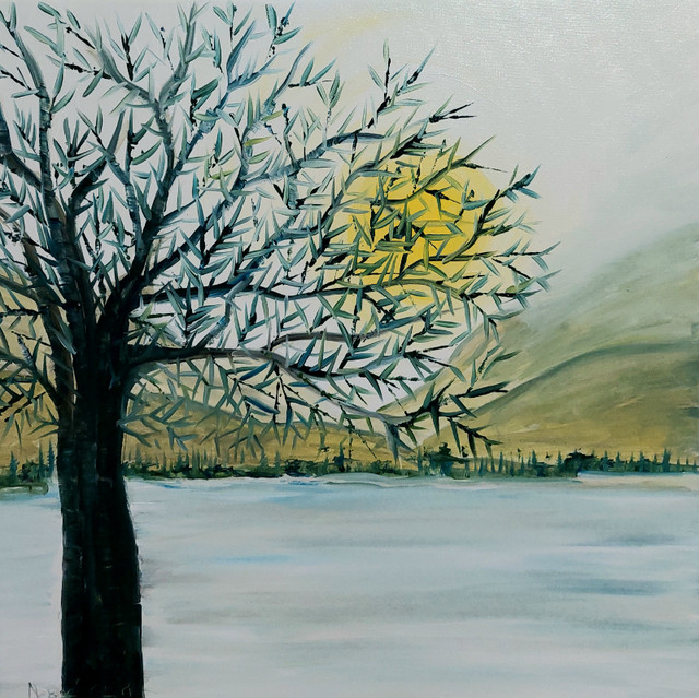 Original Oil Painting - Early Winter in Arts & Collectibles in Hamilton