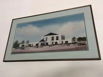 Rare to find Albin Kristy old times local Windsor scene artwork professionally framed. Showing a loc...