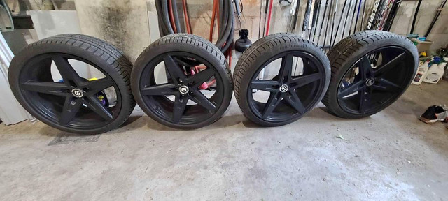 19" Continental Tires on Bralin Rims in Tires & Rims in City of Toronto - Image 2