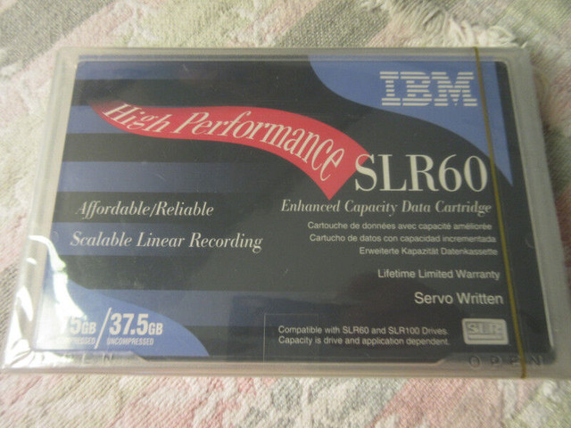 New, never opened, IBM SLR60 Tape Backup Storage Cartridge in Other in Timmins