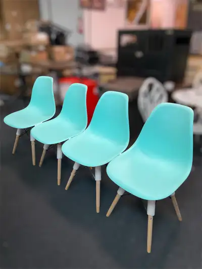 Eames Style Shell Dining Chairs — 9 Colors, $49 — Restaurant & Café Iconic Eames-style shell chairs...