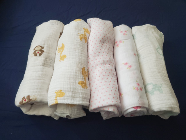 Aden and Anais or Summer baby swaddles in Other in Oshawa / Durham Region