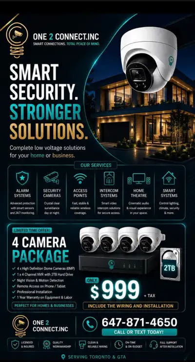 Security Cameras, View more