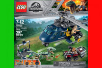 LEGO 75928 JURASSIC WORLD Helicopter Pursuit BRIQUES TOYS jOUETS