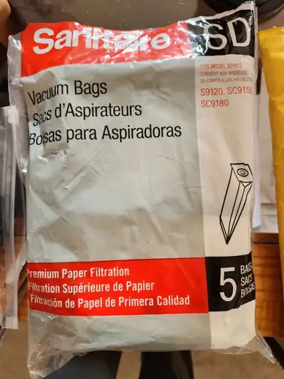New 5 Sanitaire Vacuum Bags, View more
