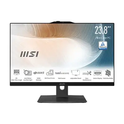 MSI Modern 23.8” C3-100U AIO Touchscreen Desktop, View more