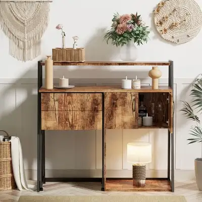 New Buffet & Bar Cabinet with Storage Coffee Bar, View more
