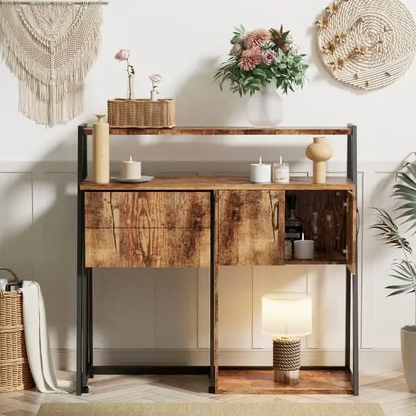 New Buffet & Bar Cabinet with Storage Coffee Bar in Hutches & Display Cabinets in City of Toronto - Image 2